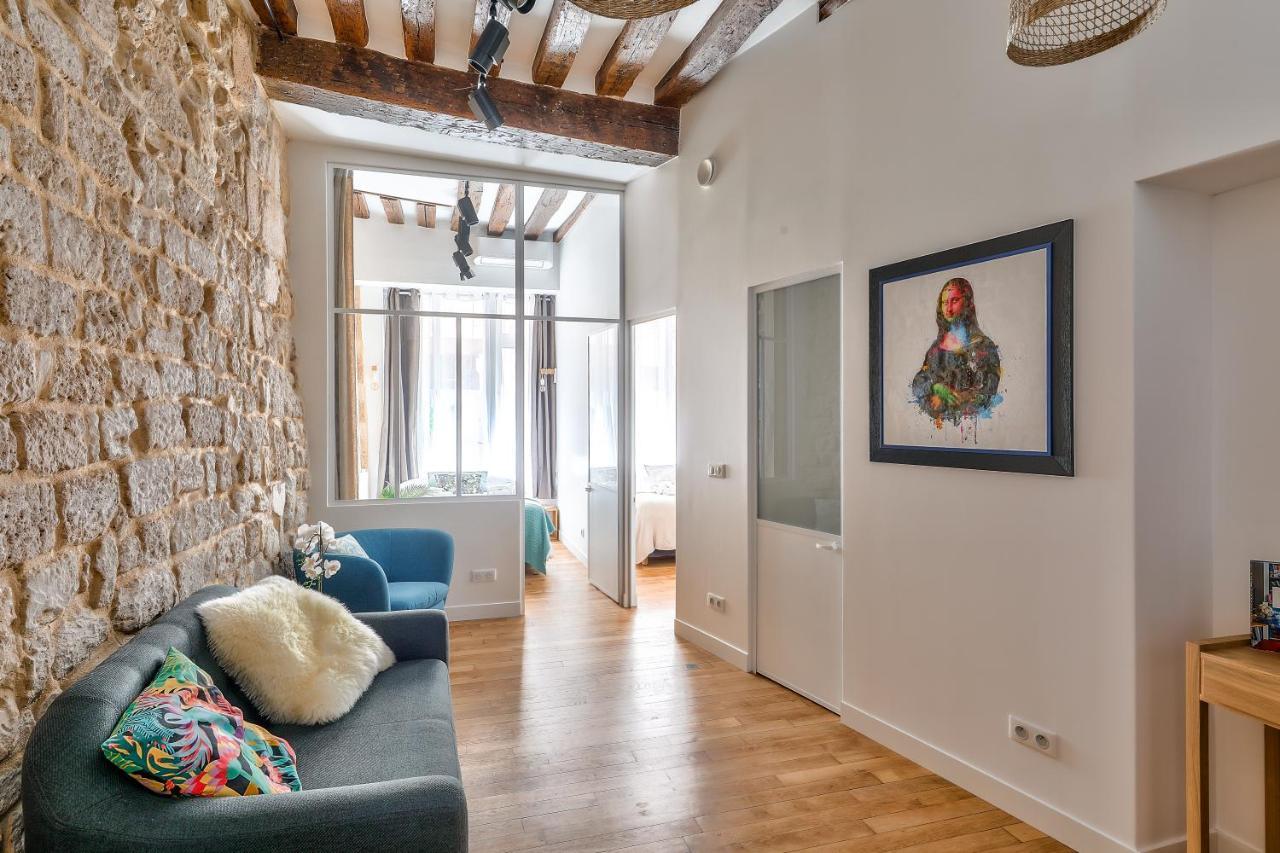 New Stunning 4 Bdrs Apt, With Ac - Le Marais Париж Екстериор снимка